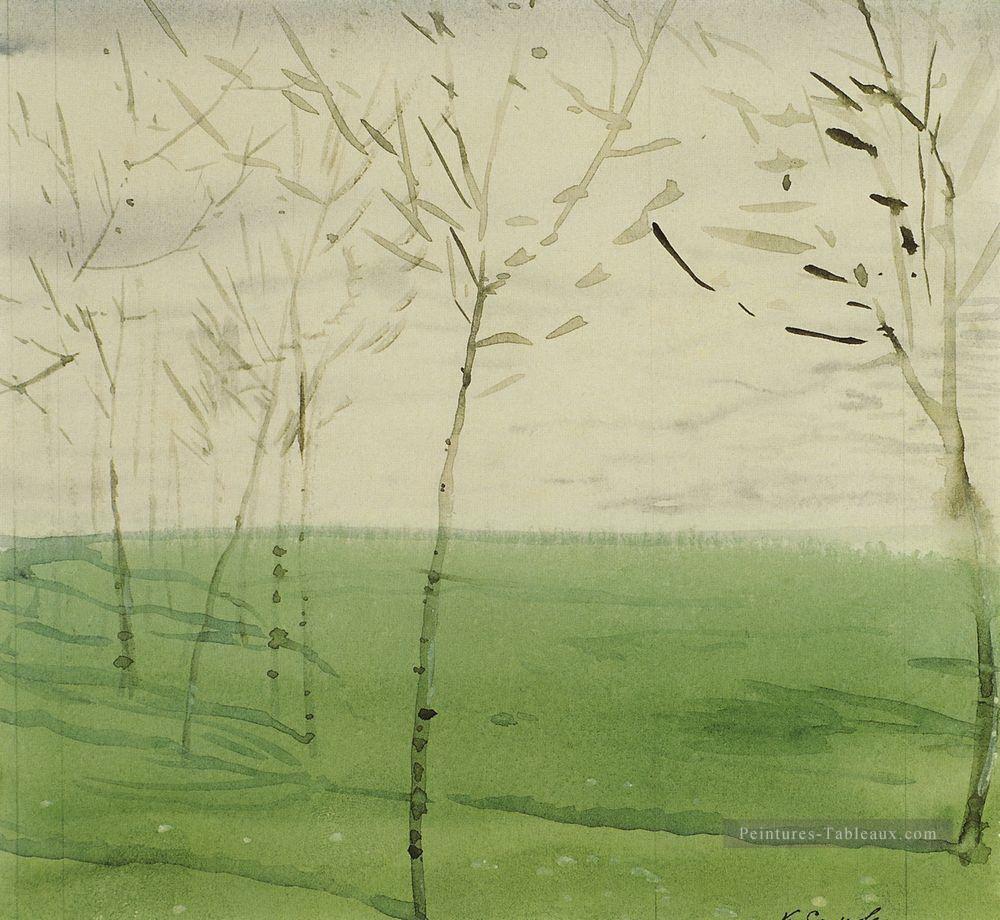 paysage de printemps Konstantin Somov 1 Peintures à l'huile